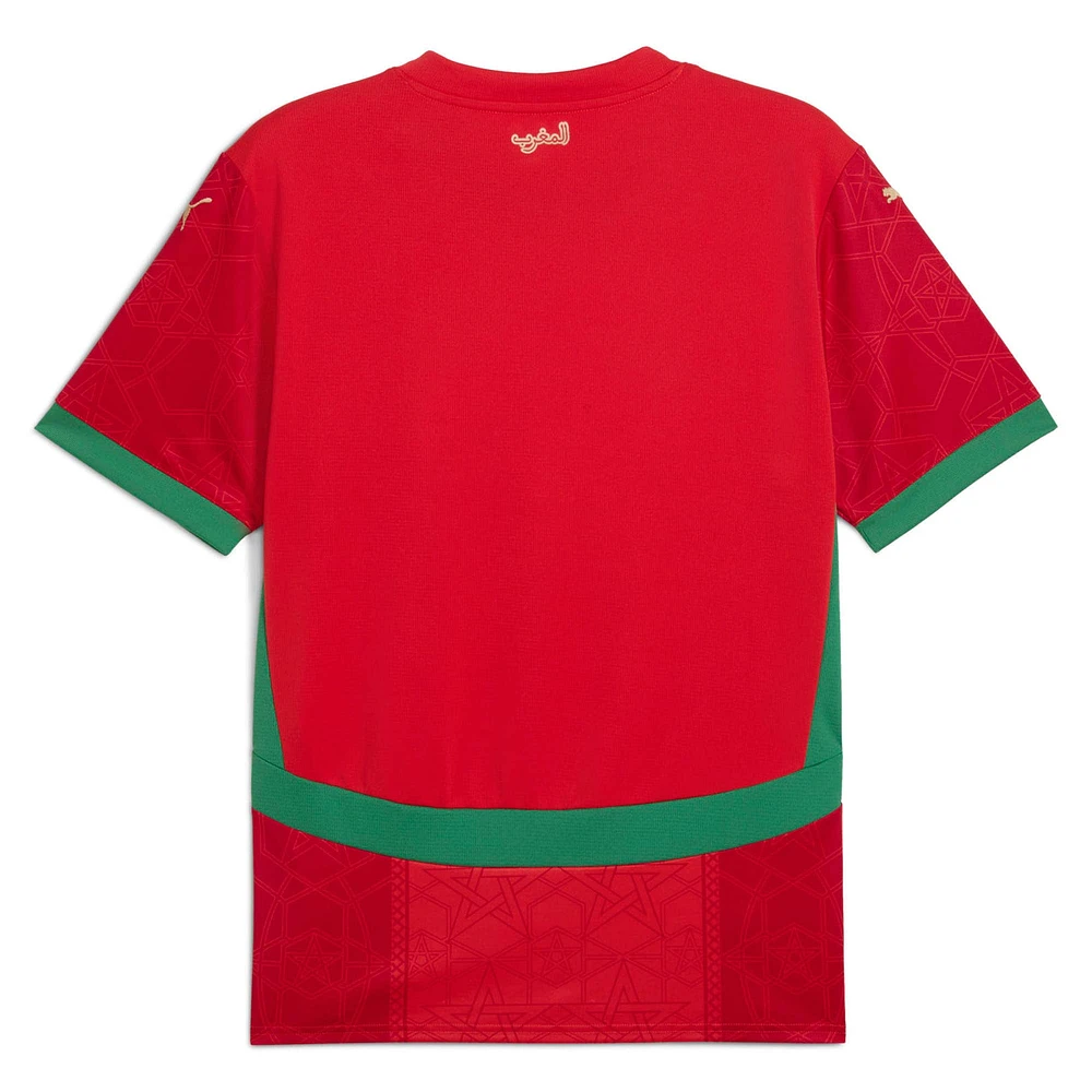 Men's Puma Red Morocco National Team 2025 Home Replica Jersey