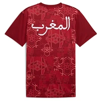 Men's Puma Red Morocco National Team 2025 Pre-Match Jersey