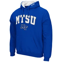 Colosseum Royal MTSU Blue Raiders Arch and Logo Sweat à capuche pour homme