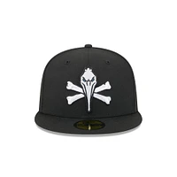 Casquette ajustée 59FIFTY pour homme New Era Black Myrtle Beach Pelicans Theme Nights