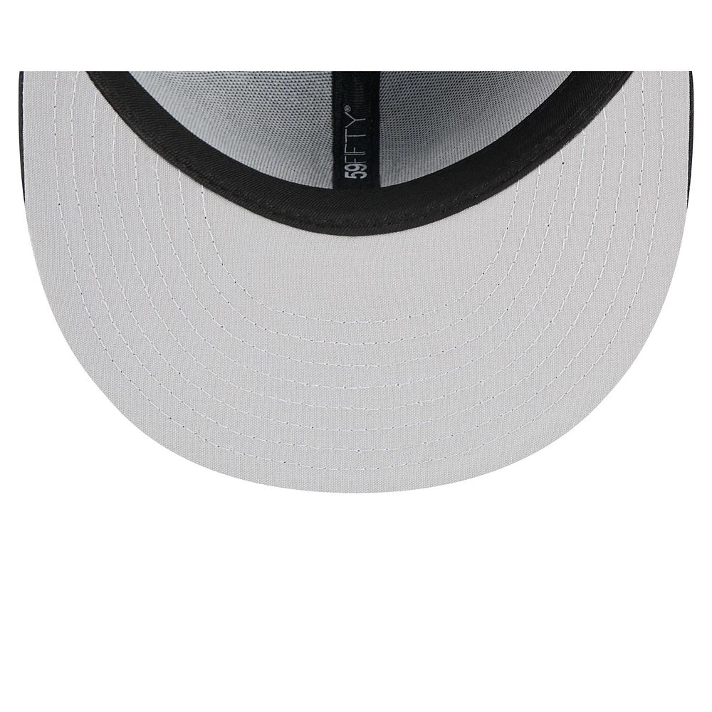 Casquette ajustée 59FIFTY pour homme New Era Black Myrtle Beach Pelicans Theme Nights