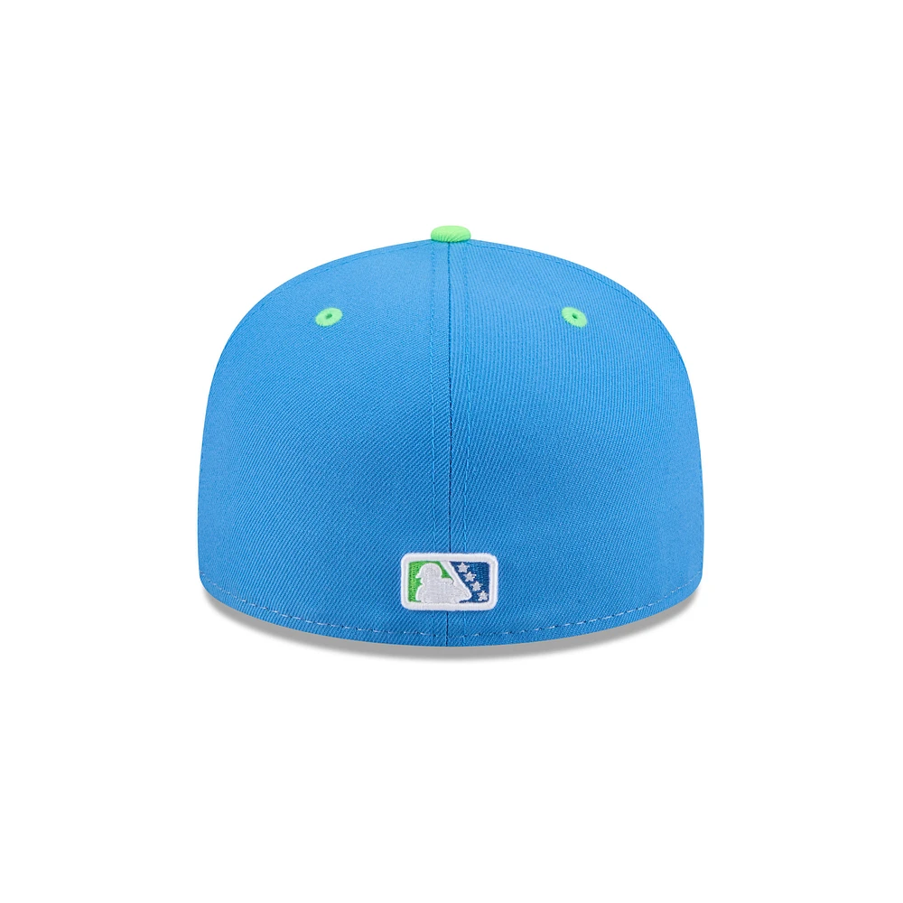 Men's New Era  White Myrtle Beach Pelicans Theme Nights 59FIFTY Fitted Hat