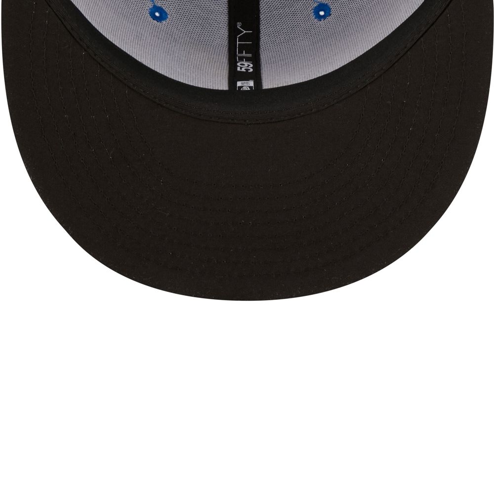 Men's New Era Light Blue Myrtle Beach Pelicans Authentic Collection 59FIFTY Fitted Hat