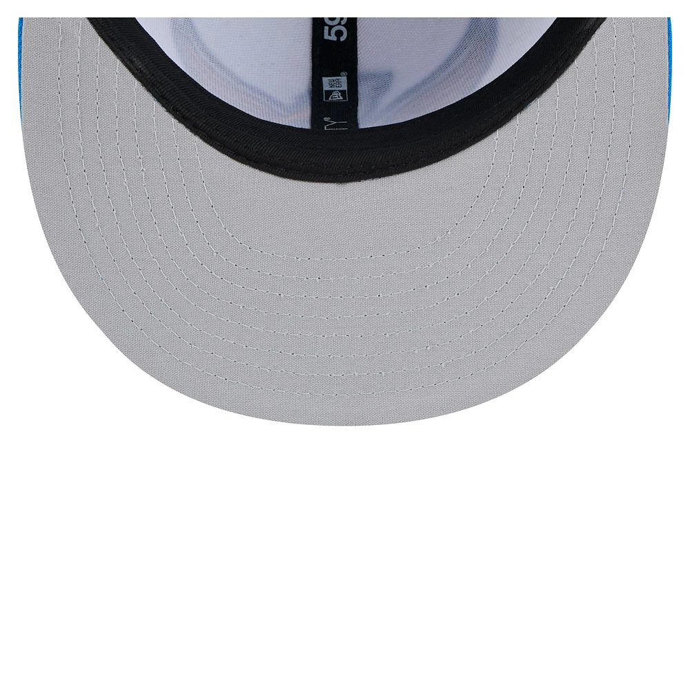 Men's New Era White Myrtle Beach Pelicans Copa de la Diversión 59FIFTY Fitted Hat