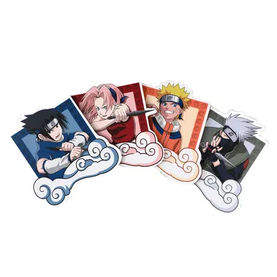 Naruto BIOWORLD 4-Pack Coaster Set