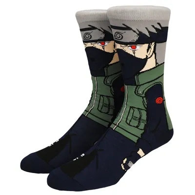 Naruto BIOWORLD Kakashi Hatake Crew Socks