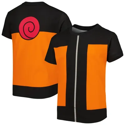 BIOWORLD Youth Naruto Uzumaki Cosplay T-Shirt - Black