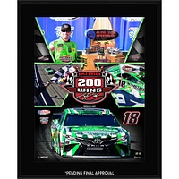 Plaque sublimée Kyle Busch 10,5" x 13" 200 Career Wins