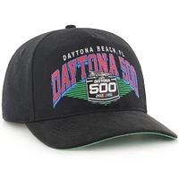 Men's '47 Black 2025 Daytona 500 Wool Hitch Snapback Hat