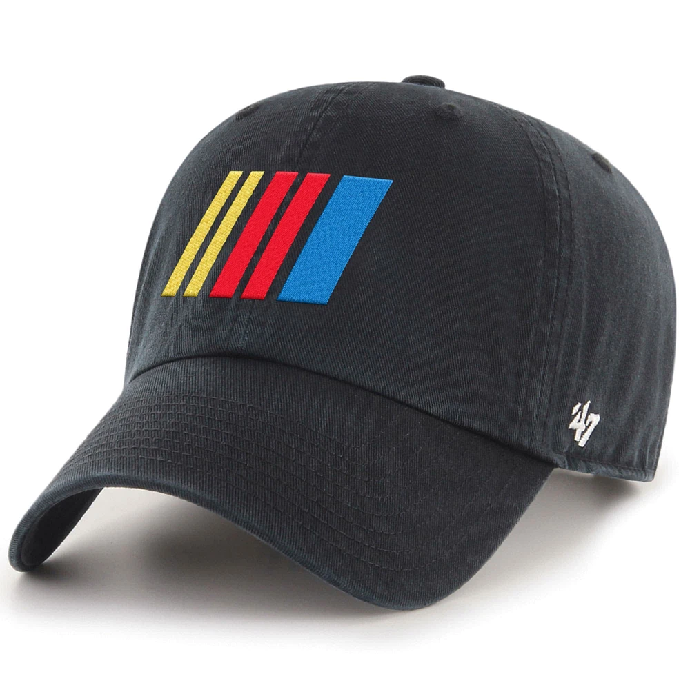 Men's '47  Black NASCAR Clean Up Adjustable Hat