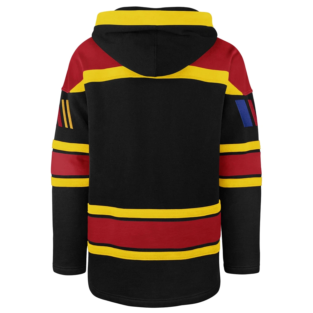 Men's '47  Black NASCAR Superior Lacer Pullover Hoodie