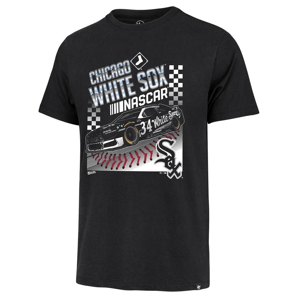 T-shirt Franklin '47 noir NASCAR x Chicago White Sox pour hommes