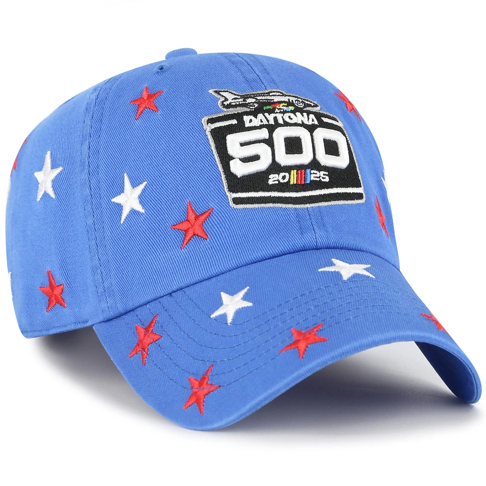 Casquette ajustable pour homme '47 Blue 2025 Daytona 500 Clean Up