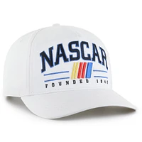 Men's '47  White NASCAR Merchandise  Roscoe Hitch Adjustable Hat