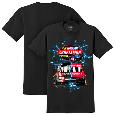 T-shirt noir tri-blend NASCAR Craftsmen Truck Series Lightning pour homme