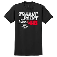 T-shirt noir à trois mélanges NASCAR Tradin' Paint Since '48 pour homme