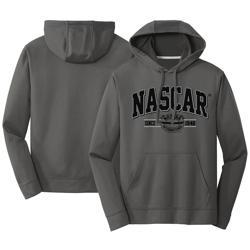 Men's  Charcoal NASCAR Pullover Hoodie