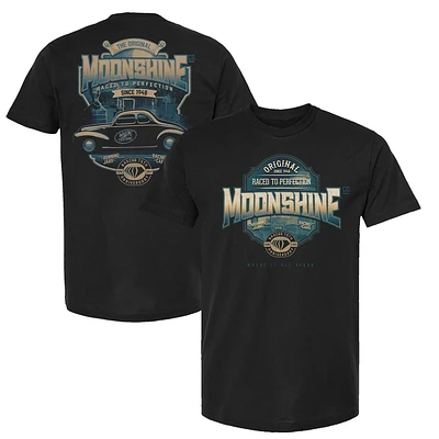 T-shirt à carreaux noir pour homme NASCAR 75th Anniversary Moonshine