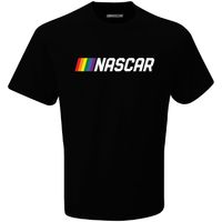 Men's Checkered Flag Black NASCAR Logo Pride T-Shirt