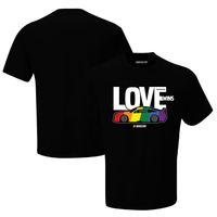 Men's Checkered Flag NASCAR Love Wins T-Shirt