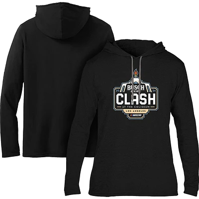 Sweat à capuche damier pour hommes Sports Black 2024 Clash at the Coliseum