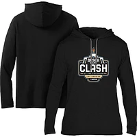 Men's Checkered Flag Sports  Black 2024 Clash at the Coliseum Pullover Hoodie