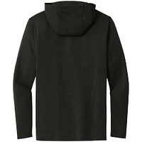 T-shirt à capuche et manches longues pour hommes, drapeau damier, sport, noir