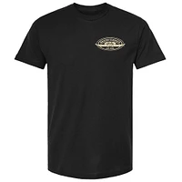 T-shirt noir à damier pour homme, NASCAR Moonshine Runners