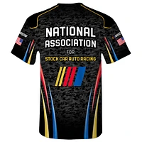 Men's Checkered Flag Sports  Black NASCAR Uniform T-Shirt