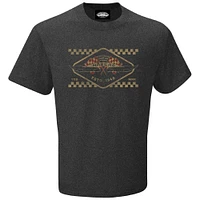 Men's Checkered Flag Sports Heather Charcoal NASCAR Lifestyle T-Shirt