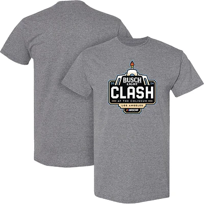 T-shirt à damier pour hommes Sports Heather Grey 2024 Clash at the Coliseum