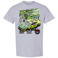 Men's Checkered Flag Sports Heather Gray Austin Cindric Jack Link's 500 Race Winner T-Shirt
