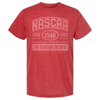 Men's Checkered Flag Sports Heather Red NASCAR Lifestyle T-Shirt