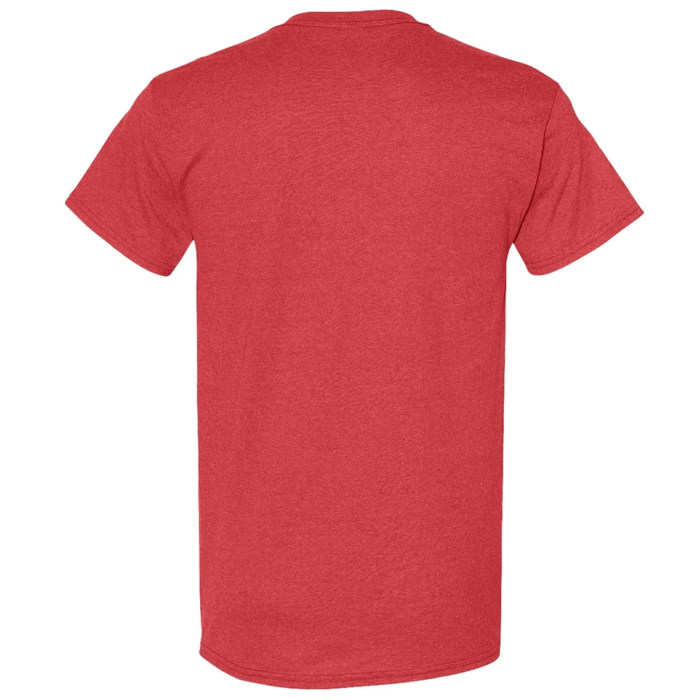 Men's Checkered Flag Sports Heather Red NASCAR Lifestyle T-Shirt