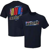 Men's Checkered Flag Sports Navy NASCAR  Lightning T-Shirt