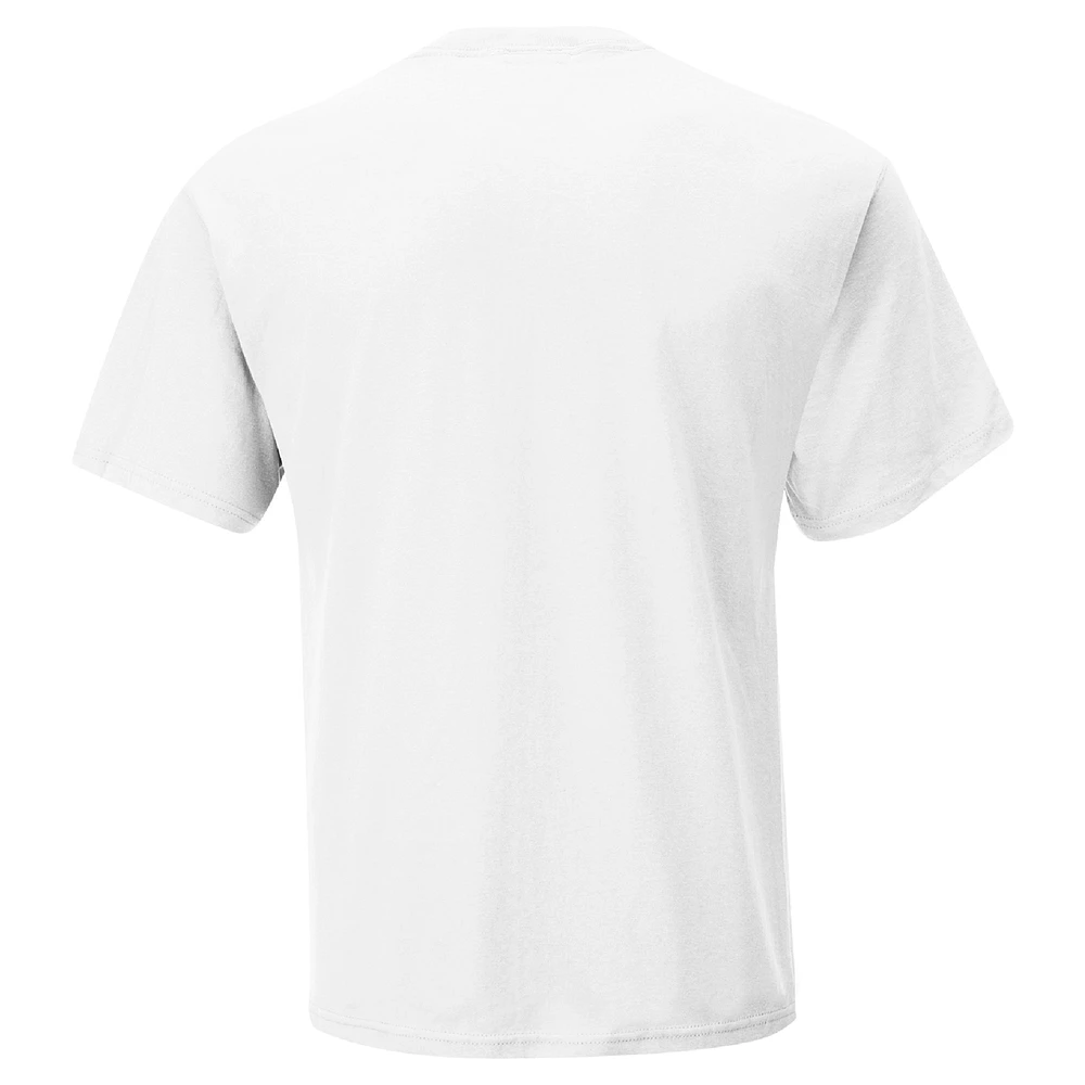 Men's Checkered Flag Sports White Joey Logano 2025 Wurth 400 Race Winner T-Shirt