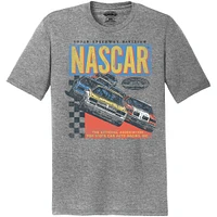 Men's E2 Apparel Gray NASCAR Super Speedway Division Tri-Blend T-Shirt