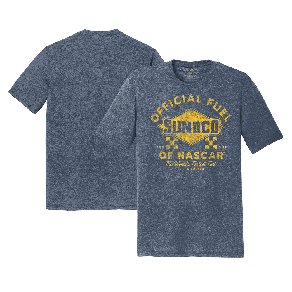 Men's E2 Apparel Navy NASCAR Sunoco Tri-Blend T-Shirt