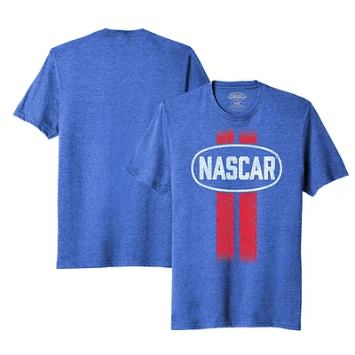 T-shirt Heather Royal NASCAR Racing Stripe pour homme