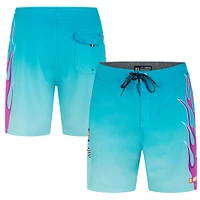 Short de bain Hurley Aqua NASCAR Phantom-Eco Flames 18'' pour homme