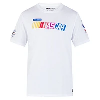 Men's Hurley x Everday White NASCAR Everyday Faster Patch T-Shirt