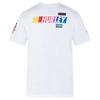 Men's Hurley x Everday White NASCAR Everyday Faster Patch T-Shirt