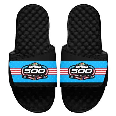 NASCAR ISlide 2022 Daytona 500 Stripe Slide Sandals - Black