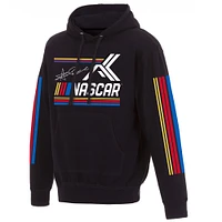 Men's JH Design Black NASCAR x Alvin Kamara Pullover Hoodie