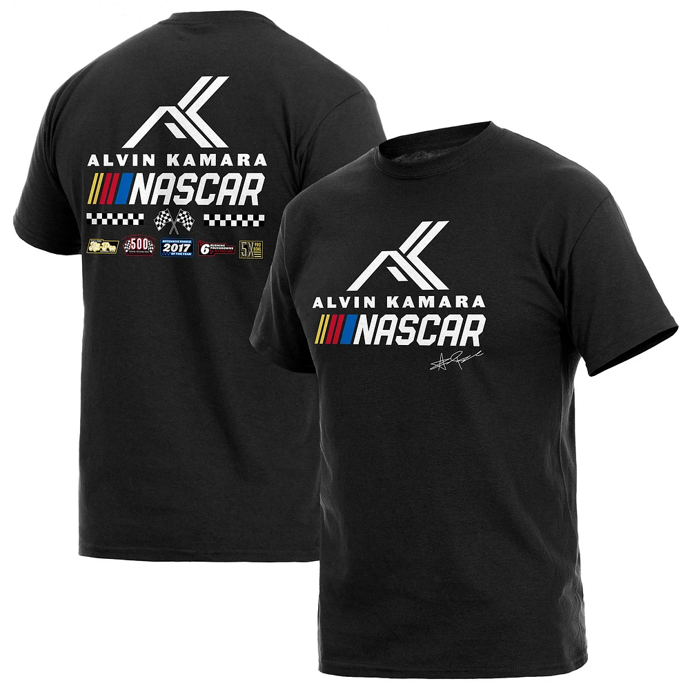 T-shirt noir JH Design NASCAR x Alvin Kamara pour hommes