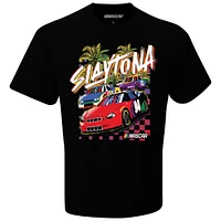 T-shirt NASCAR noir Slaytona pour homme