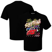T-shirt NASCAR noir Slaytona pour homme