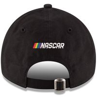 Men's New Era Black NASCAR Icon Pride 9TWENTY Adjustable Hat