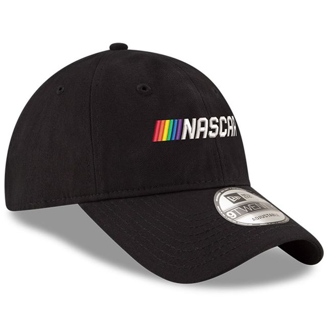 Casquette réglable NASCAR Wordmark Pride 9TWENTY New Era pour homme, noire