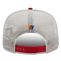 Men's New Era Red/White NASCAR Golfer Snapback Adjustable Hat